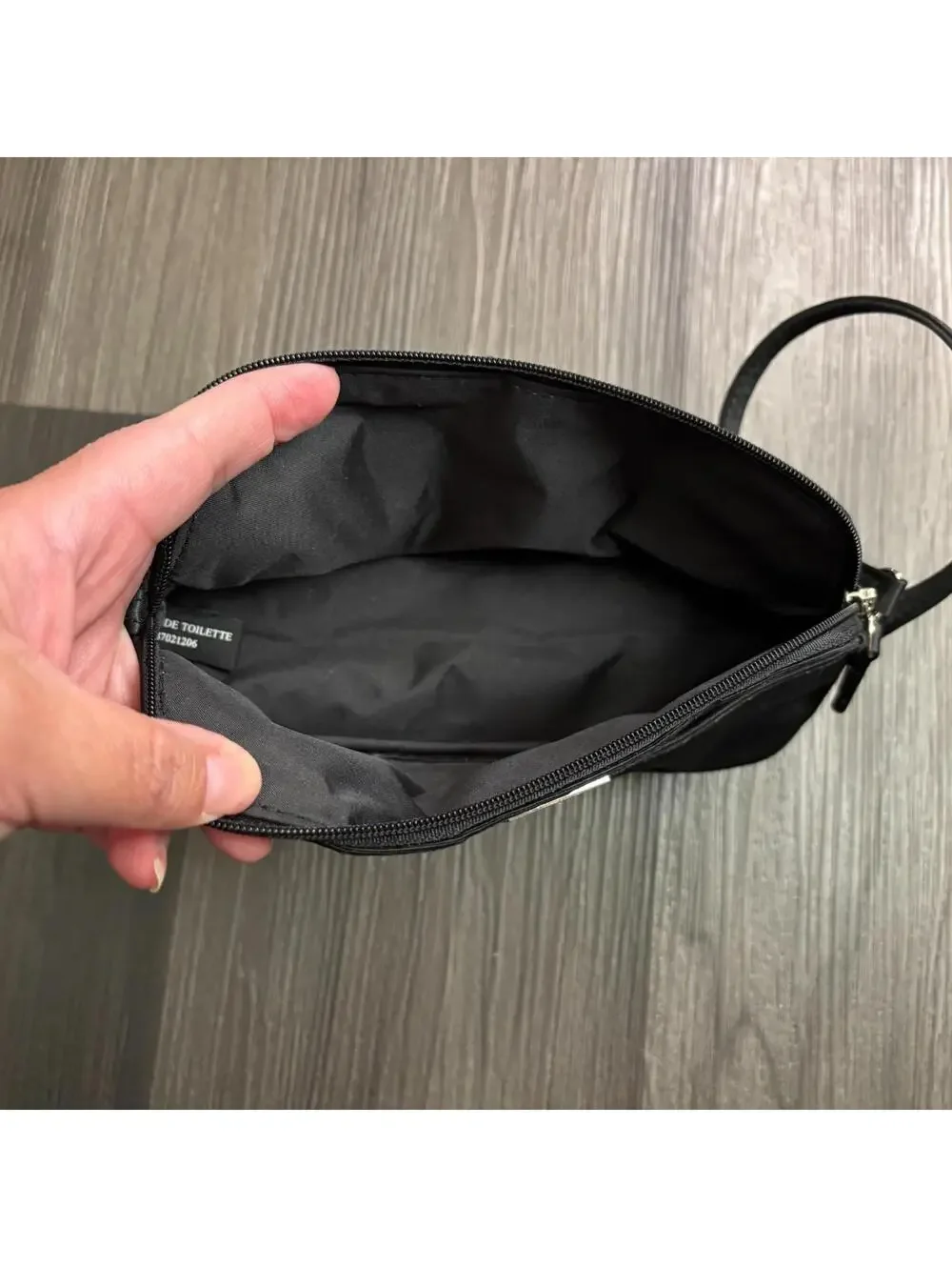 Vintage DIOR Beauty Makeup Vanity Black Pouch Bag